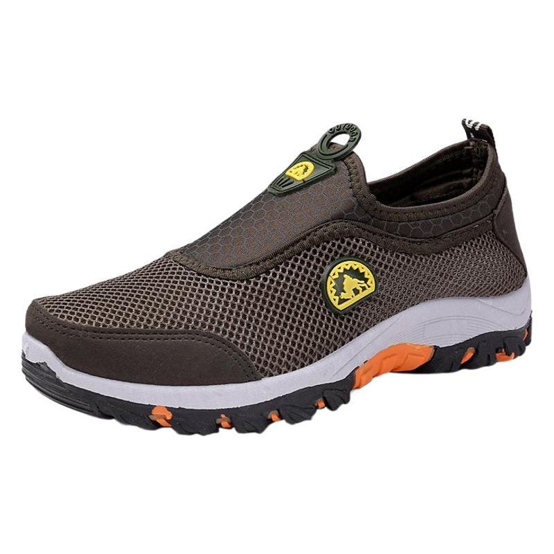 Zapatos de senderismo al aire libre de entrega de una pieza 2023 nuevos zapatos de malla para hombres transpirable antideslizante resistente al desgaste zapatillas de deporte Casuales