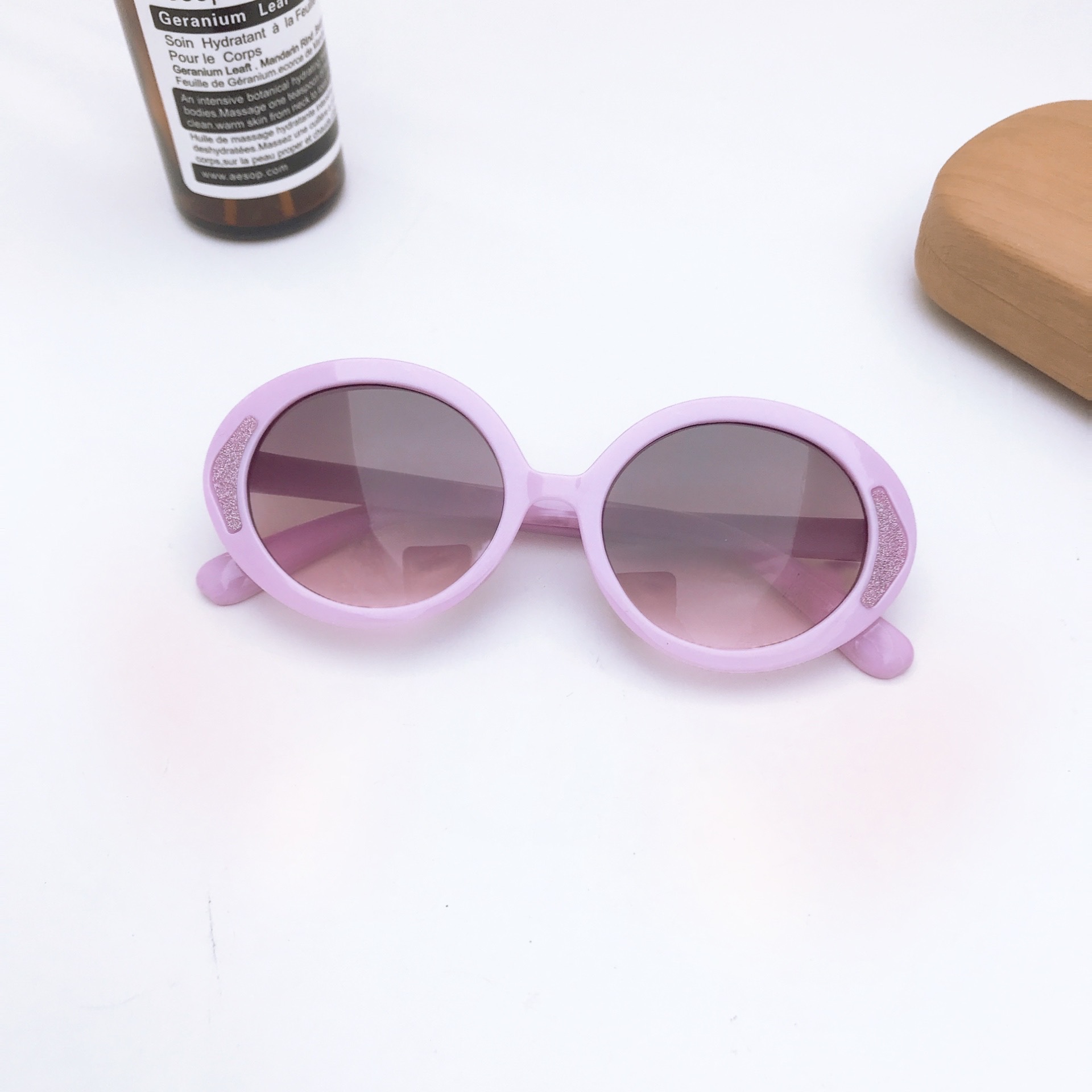 45g Weight Full Frame Glasses Structure Sunglasses Classification Ac, UV400 Protection Lens Material Oval Frame Glasses Style Travel, Daily Occasion Solid Color Pattern All Seasons Season Children Unisex Gender Basic Style Basic Solid Color Ac UV400 Protection Oval Frame Full Frame Kids Sunglasses 7