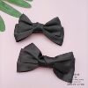 Japanese black elegant hairgrip with bow, hair accessory, Lolita style