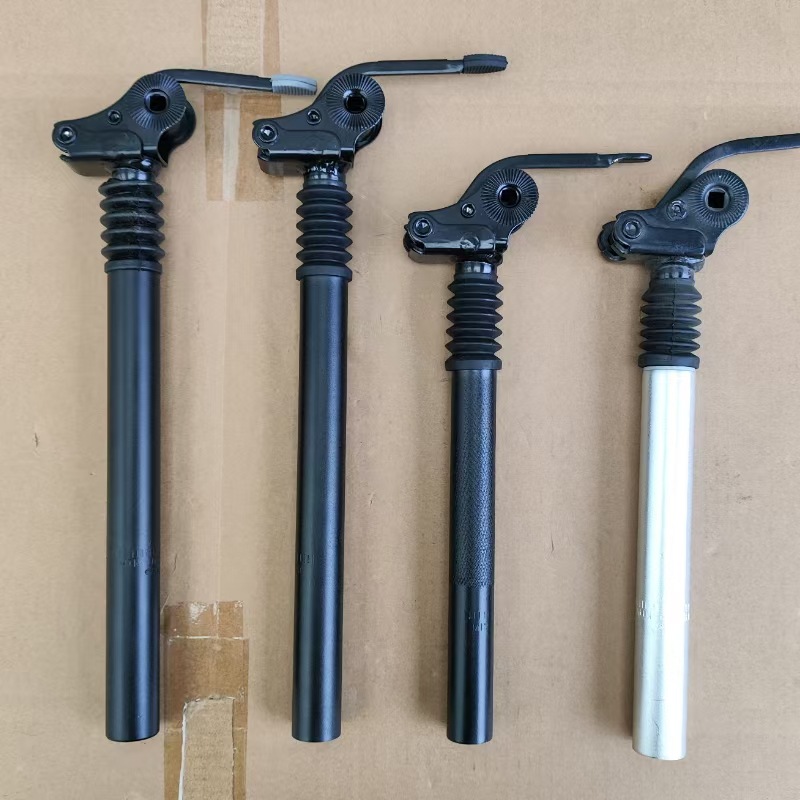 Folding Shock Absorption Seatpost for Electric Vehicle Scooter