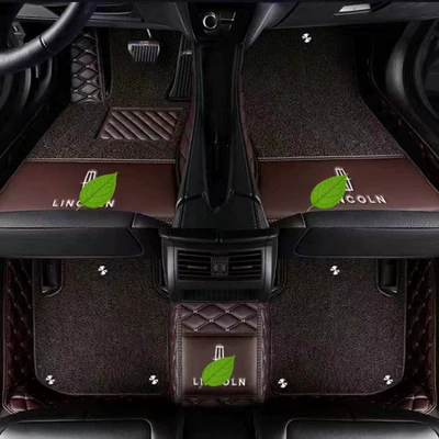 Modelə uyğun ayaqaltı – Adventurer full-coverage car floor - lincoln-mkc-double-layer-coffee-coffee