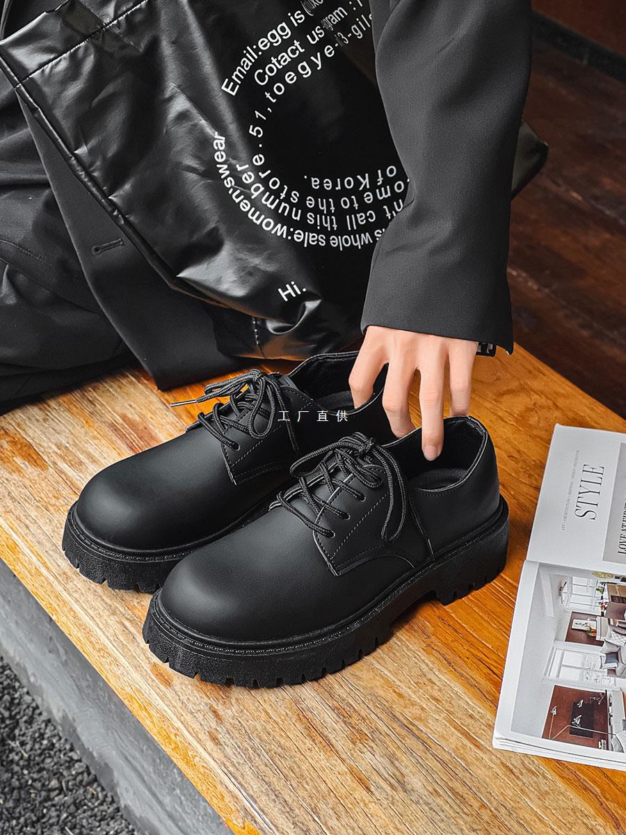 Japanese universal casual trend black exclusive shoes English style…