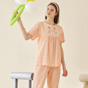 【断号福祉】春夏純綿カップルパジャマ