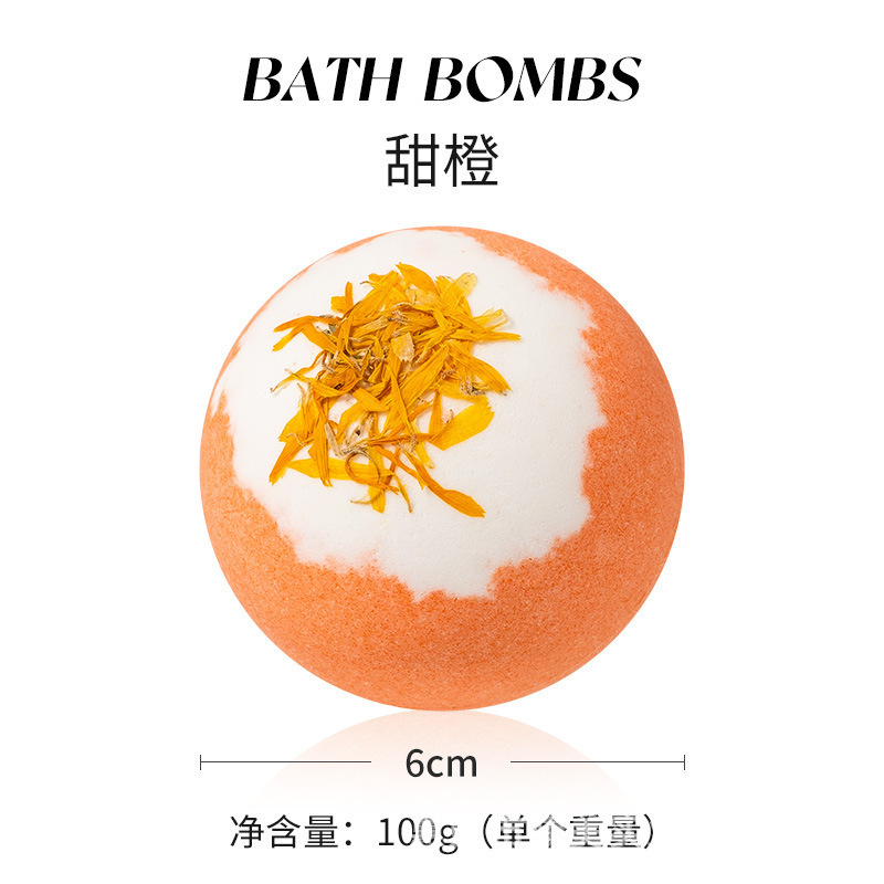 爆炸浴盐球泡泡浴球精油泡澡球浴盐汽炮弹干花泡泡球洗澡盐|undefined