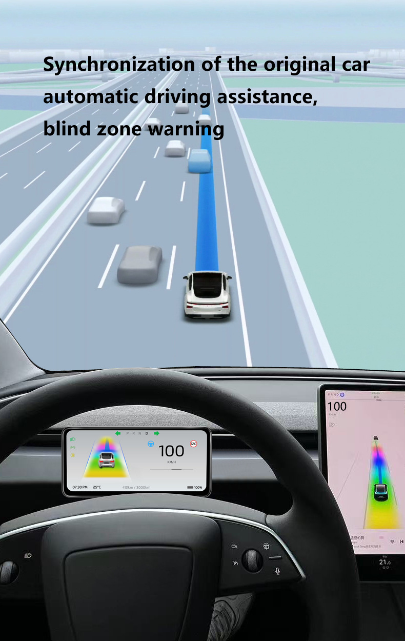 Applicable to Tesla 2024 Rejuvenation New Model3/Highland model3 LCD Instrument Screen