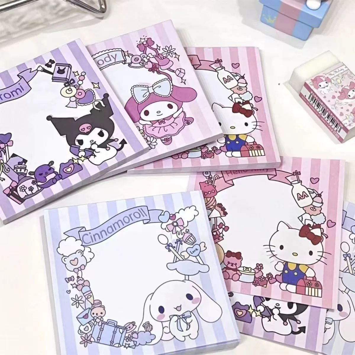 Sweetheart Sanrio новая милая подписная бумага в стиле INS, отрывные листы, декор для учениц с высоким визуальным эффектом