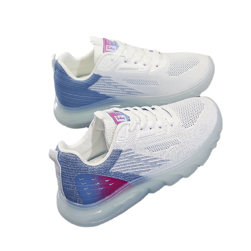 Comercio exterior nuevos zapatos de mujer de fondo de jalea zapatos deportivos de entrega en vivo zapatos de mujer de malla de moda Zapatos de papá de fondo grueso