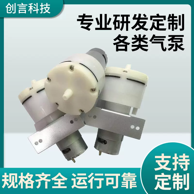 555-12V微型真空泵 充气抽气消毒增压泵 真空包装拆屏器分离机泵