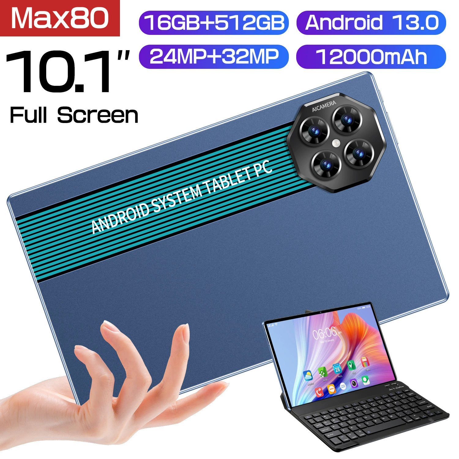 Планшетный ноутбук, Android, 10.1inch, Bluetooth, (международная торговля)