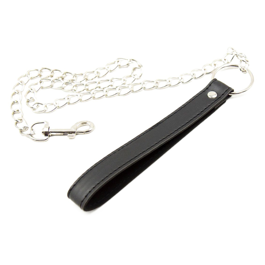 Sexo adulto suministros de cuero collar de la cadena de tracción collar accesorios perro cadena alternativa juguete vinculante