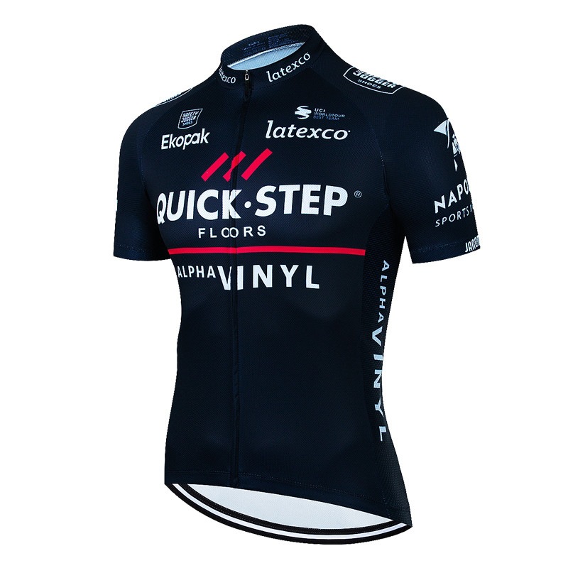 Short-sleeved cycling jersey for men, designed for outdoor activities and fast-paced cycling, quick-drying, suitable for cycling teams, manufactured by a cycling apparel company