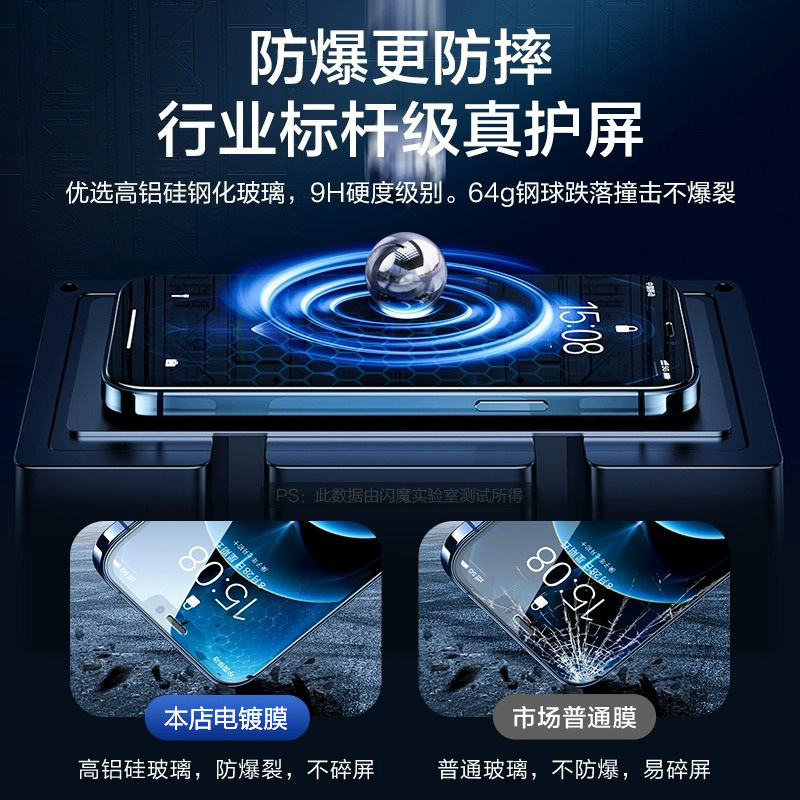 17pro适用苹果16钢化膜14promax防窥膜15pro13手机膜iphone11高清|undefined