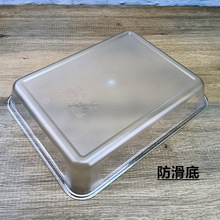 亚克力透明卤菜凉菜盘展示盘商用熟食托盘塑料盒子盘子长方形