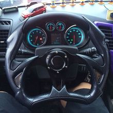 汽车改装方向盘13寸酷派跑车方向盘赛车刀锋半圆14寸北斗星奥拓