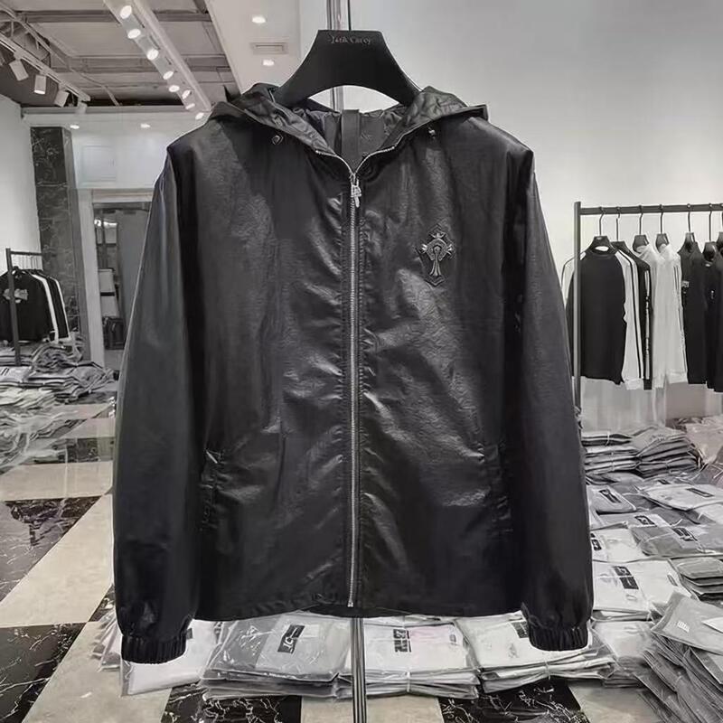 2026CH Chrome Hearts New High-End Trendy Brand Hooded Jacket with Cross Design, Autumn European Style Men's Casual Jacket 2026CH Chrome Hearts New High-End Trendy Brand Hooded Jacket with Cross Design, Autumn European Style Men's Casual Jacket