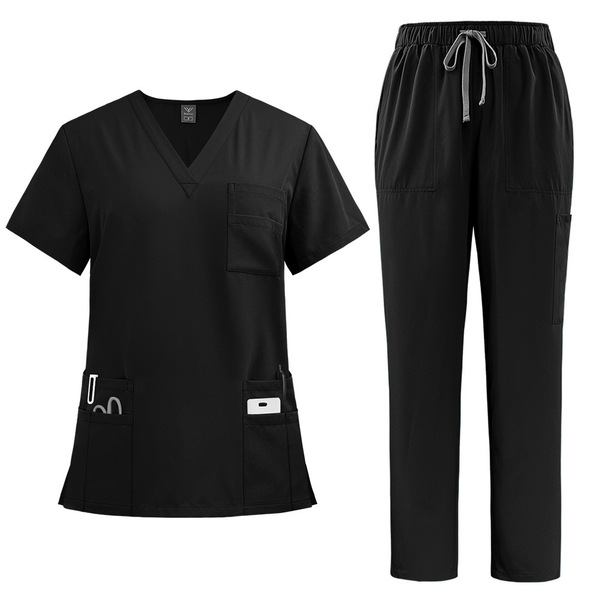 Elastic quick dry nurse uniform