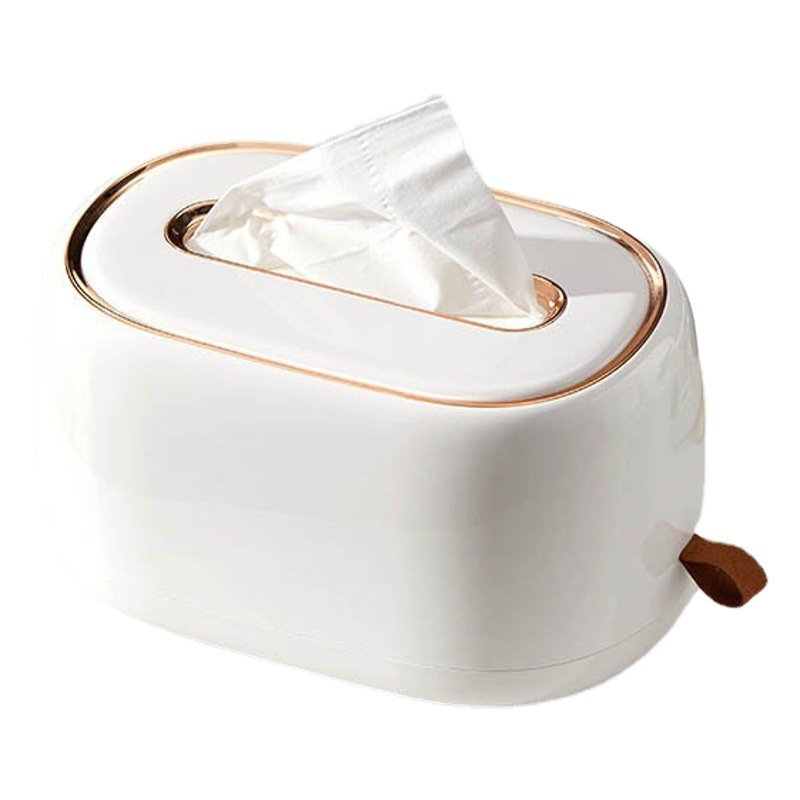 Montado en la pared caja de pañuelos de escritorio luz titular de tejido de Primavera de lujo hogar ponche-libre baño Baño sala de estar caja de pañuelos