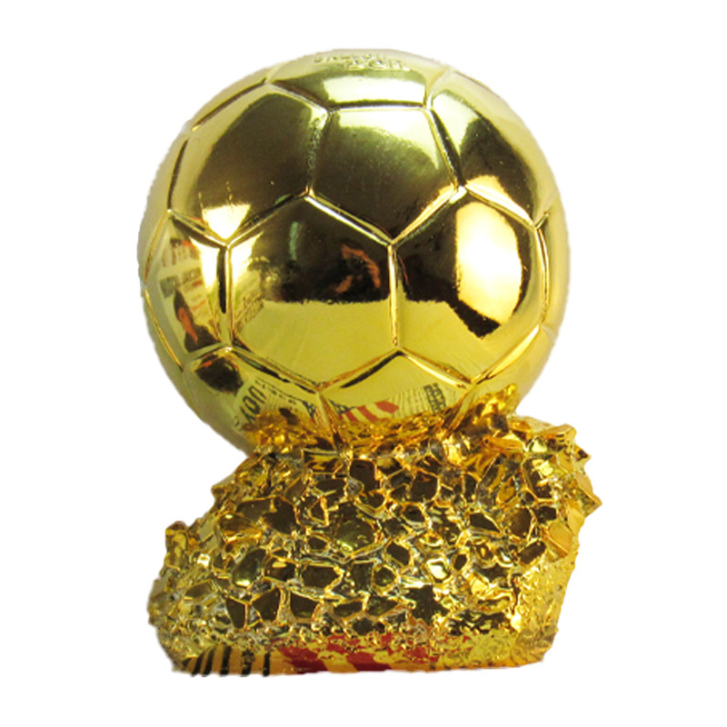 Globo de oro trofeo fútbol tirador letras regalo lotería tienda bar decoraciones fans recuerdo fabricante