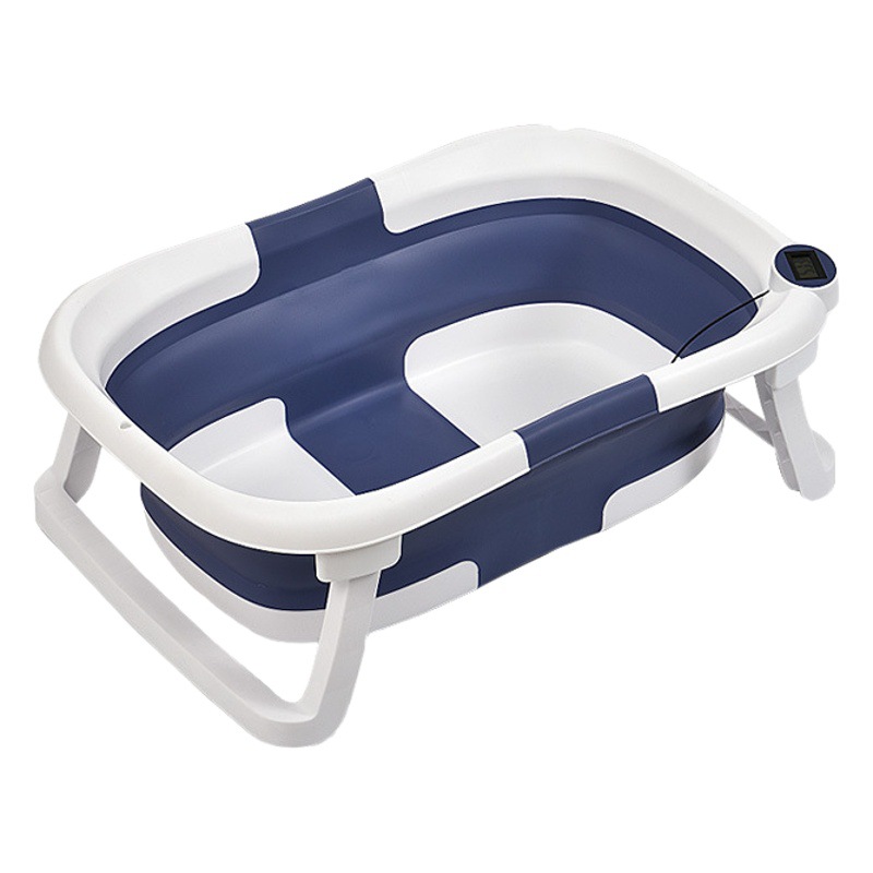 Bañera Plegable Grande para Bebés - Con Indicador de Temperatura, para Recién Nacidos