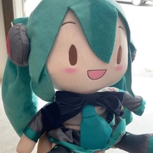 正版同款现货初音未来玩偶抱枕经典深海毛绒fufu玩偶公仔摆件礼物