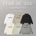 高版本FEAR OF GOD FOG ESSENTIALS复线潮牌连帽拉链帽衫外套卫衣