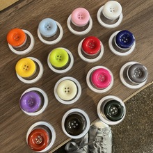 七彩糖果色纽扣透明磁吸magsafe伸缩支架手指扣桌面支撑搞怪原宿