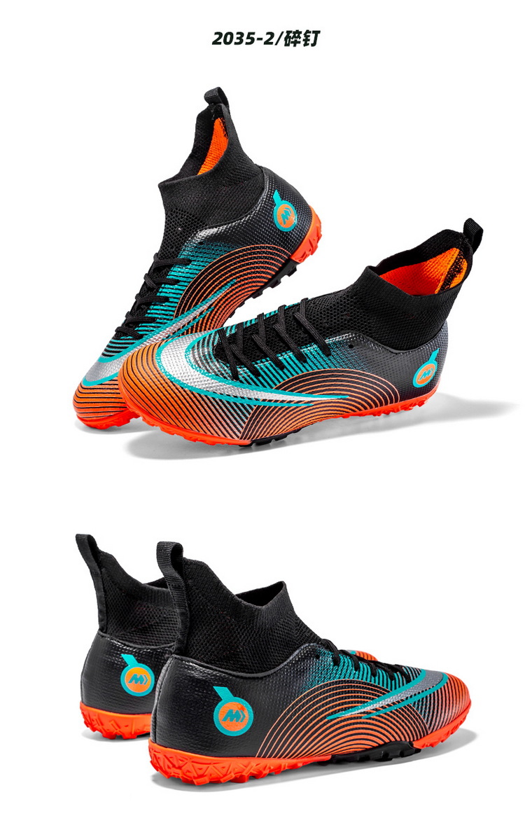 Neue fußball schuhe männer high-top AG spikes kunstrasen jugend student training schuhe kinder sport schuhe großhandel_voghion.com