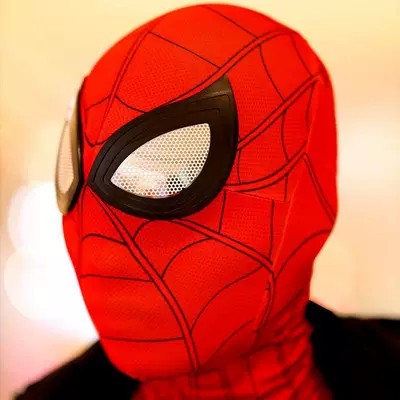 Spider-Man Headgear with Movable Car helmet
