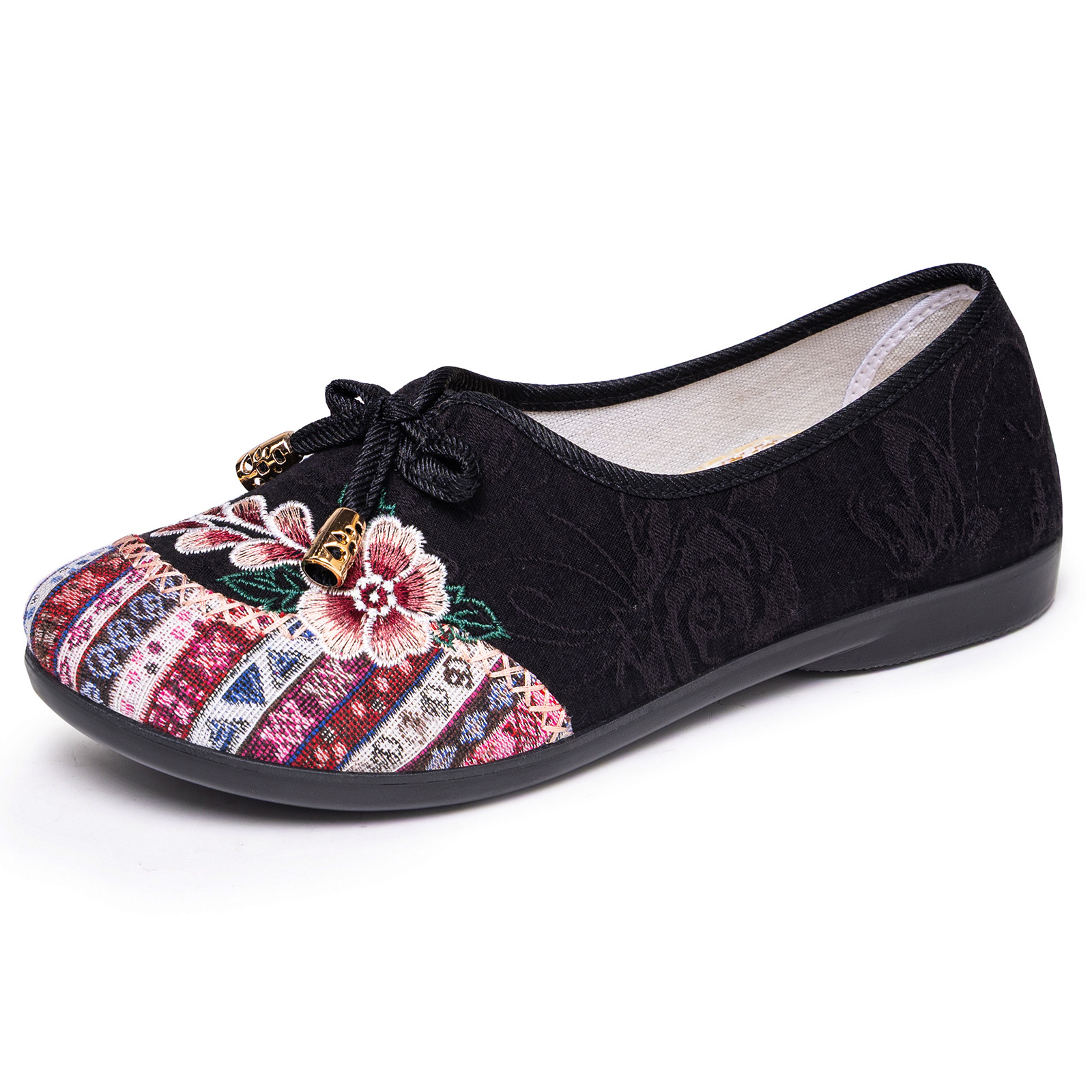 Viejos zapatos de tela de Beijing primavera zapatos de madre zapatos de mujer transpirables suela suave zapatos de mujer zapatos de baile superligeros cuadrados image 10