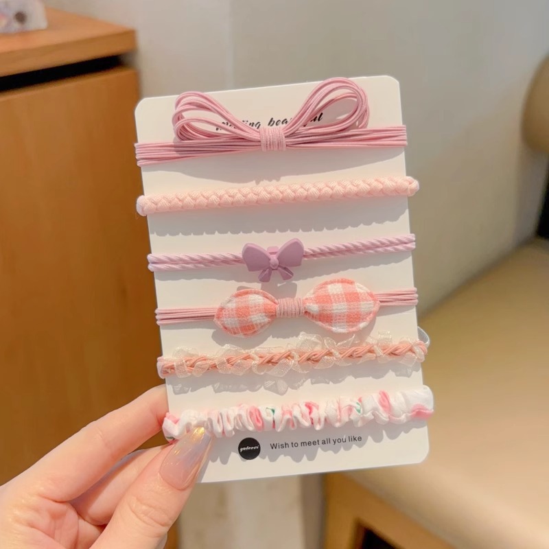 Niños de dibujos animados coloridos cuerda de cabeza niñas atadas artefactos de cabello de alta elasticidad anillo de cabello niñas no lastiman cabello de cabello de cola de caballo