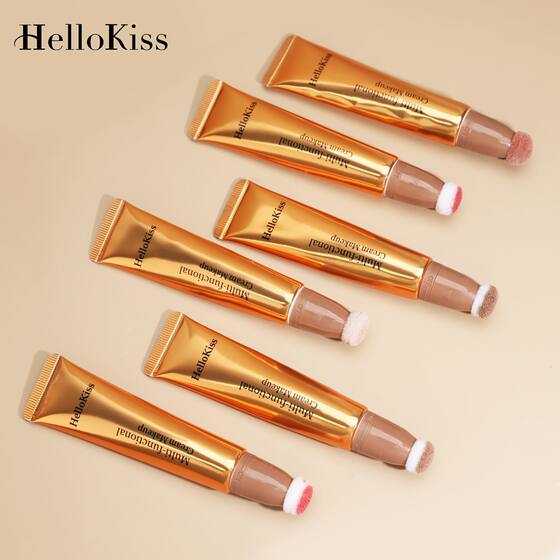 HelloKiss liquid high-gloss multi-function makeup pen sponge head fine flash high-gloss blush cross-border