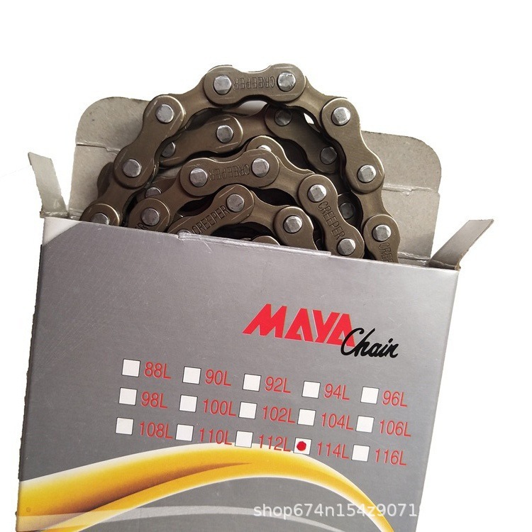 Cadena de transmisión de bicicleta Meiya 116 secciones de bicicleta de montaña cadena de velocidad muerta 18 velocidades 21 velocidades accesorios de cadena de transmisión