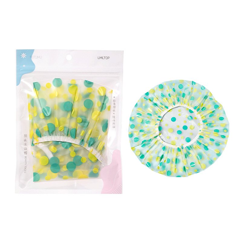 LMLTOP gorro de ducha impermeable EVA adulto gorro de ducha de baño banda de pelo pañuelo al por mayor C0705