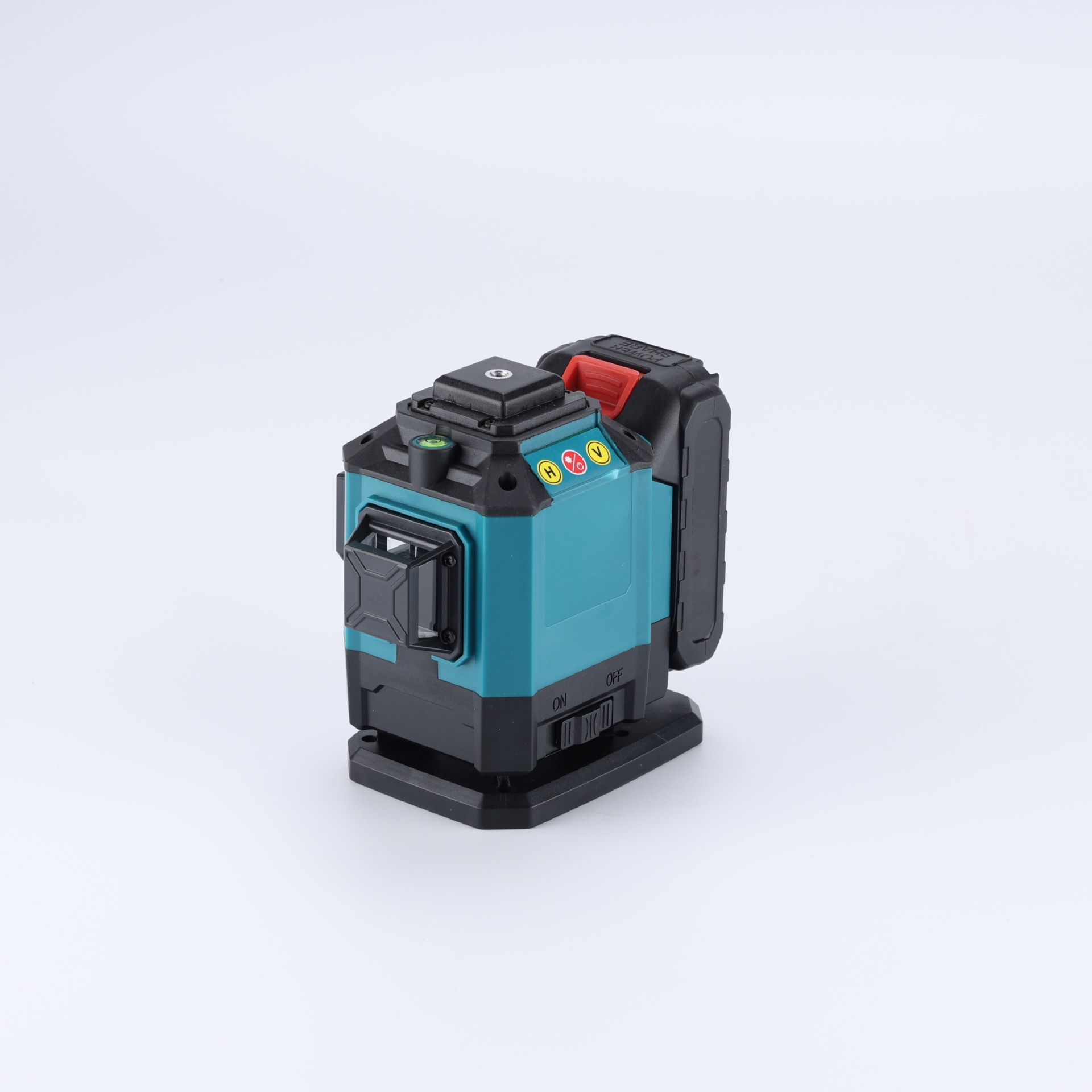 Comercio exterior de alta precisión nivelación automática al aire libre luz verde instrumento de suelo transfronterizo 21v multifunción 12 línea nivel láser