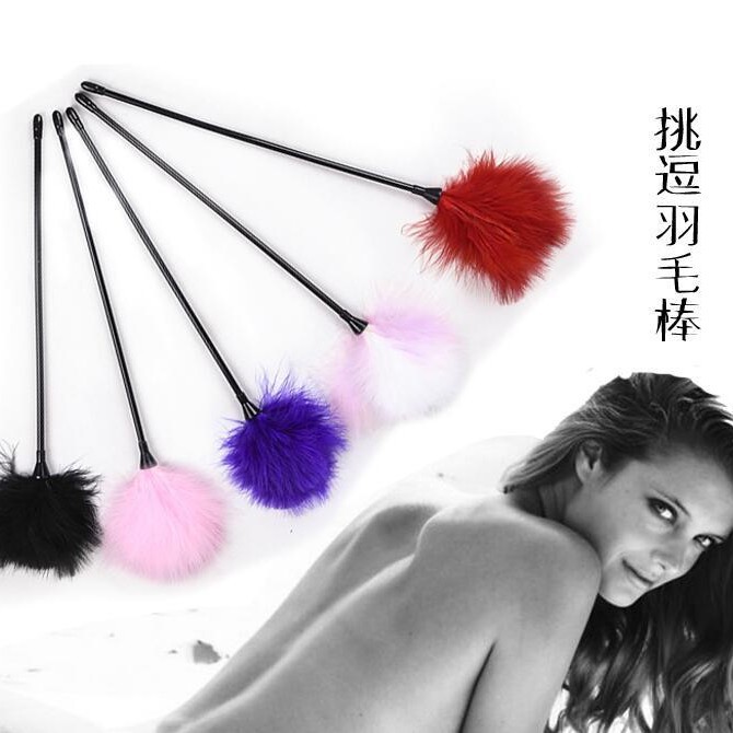 Juguetes sexuales coqueteo pluma adulto suministros juguetes alternativos pasión pollo pluma barrido image 2