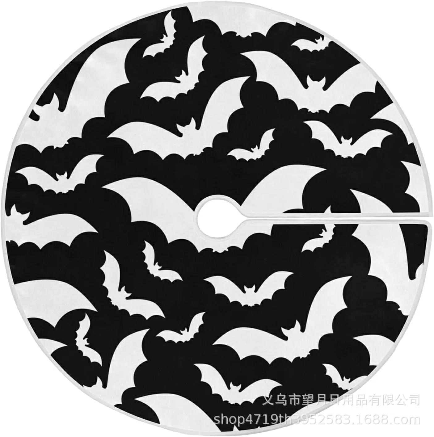 Кроссбордная сеkс Halloween елочная юбка новая фланелевая линя рождественские украшения тыква призрак летучая мышь черная кошка ведьма