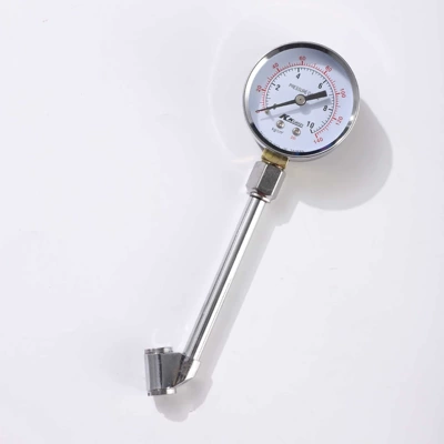 Dual-head air nozzle truck and: Air pressure gauge/tire pressure gauge