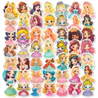Cartoon skirt, stickers for princess for kindergarten, toy, sticker, graffiti