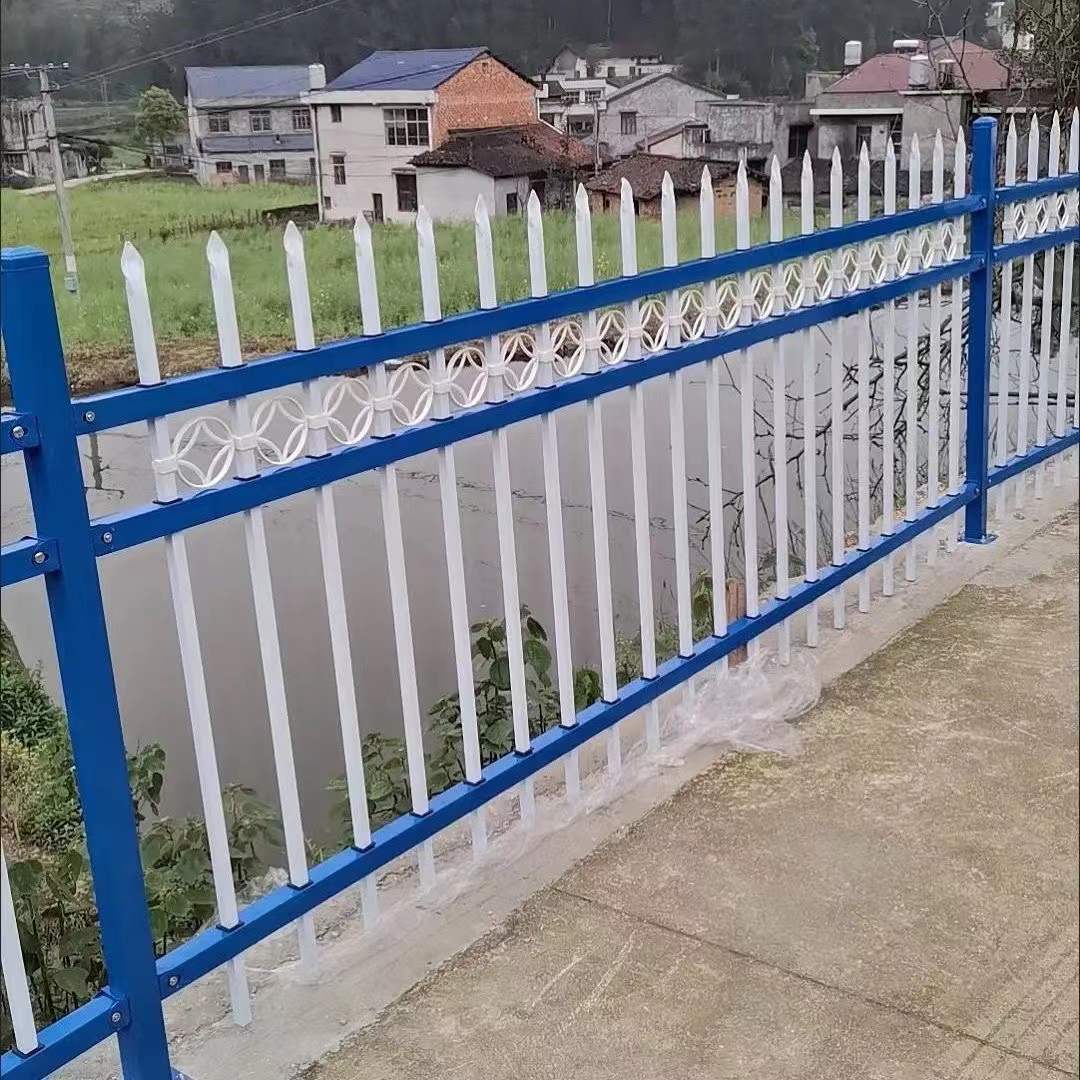 锌钢护栏厂区别墅围墙栅栏学校小区隔离防护栏杆铁艺护栏围栏户外