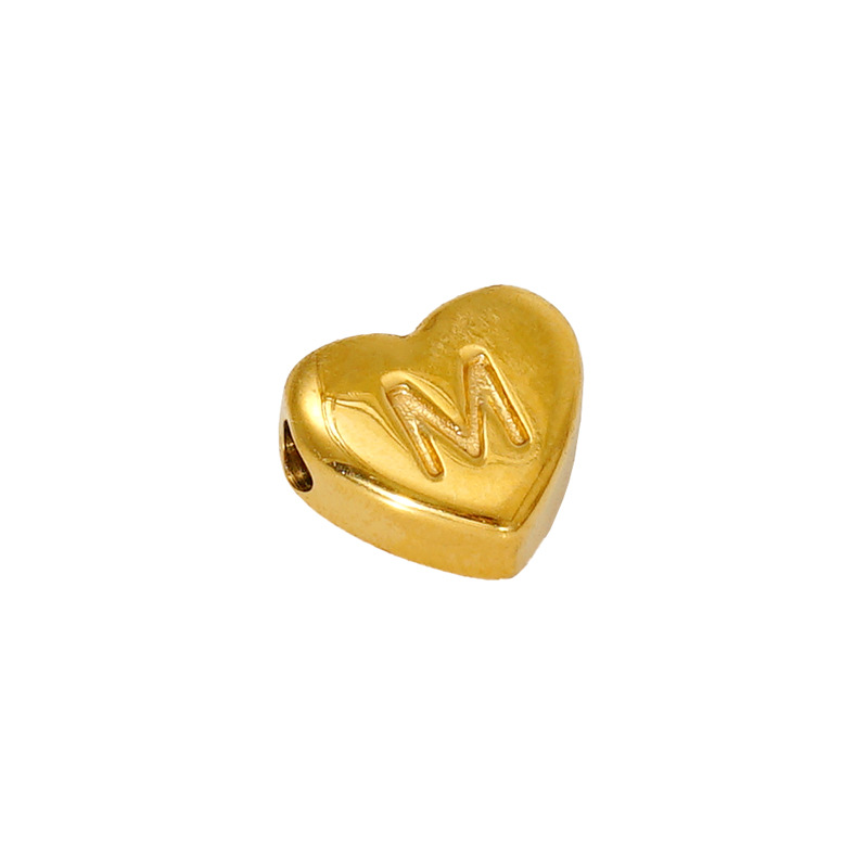 Europeo y americano más vendido nuevo transfronterizo nueva carta amor colgante 18K collar de acero inoxidable nicho clásico ins diseño