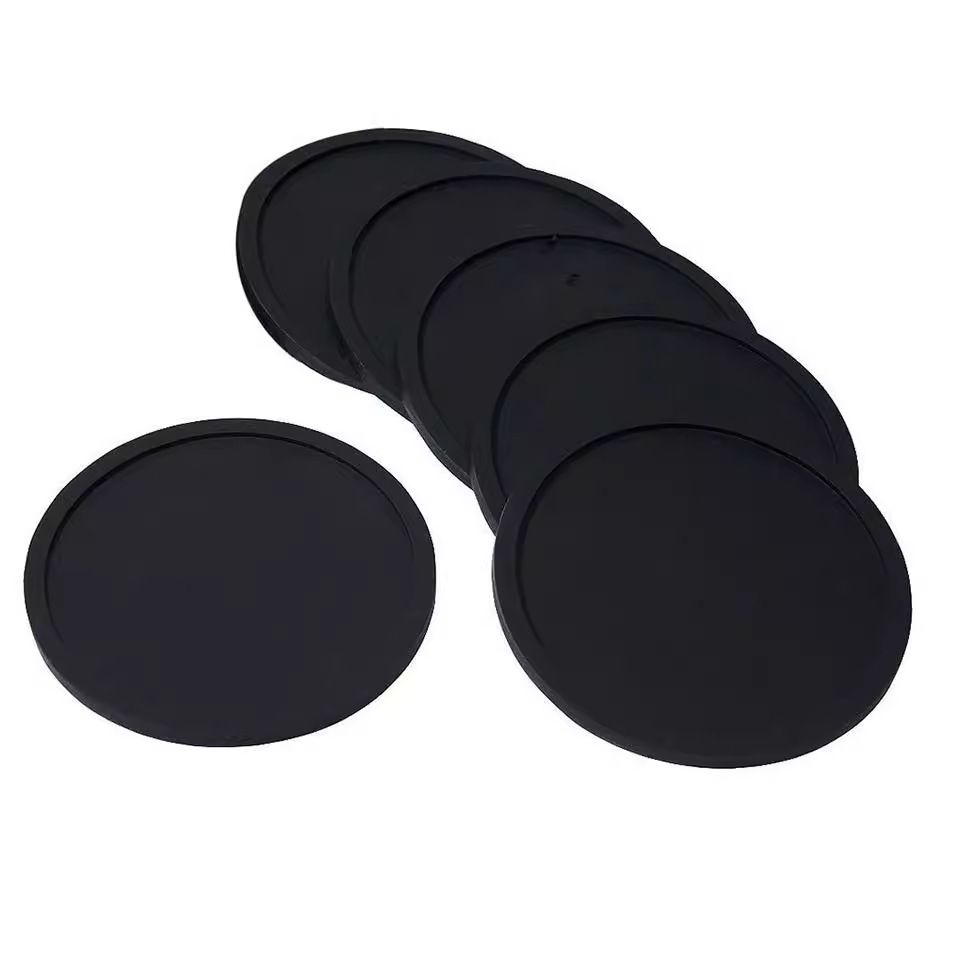 En stock montaña de silicona redonda engrosada taza de té estera hogar antideslizante aislamiento montaña taza de té estera traje de montaña de silicona