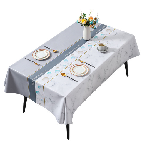 Wholesale Japanese ginkgo ball tablecloth, Instagram style, waterproof, oilproof, heatproof coffee table cloth, gauze fabric, cross-border trade