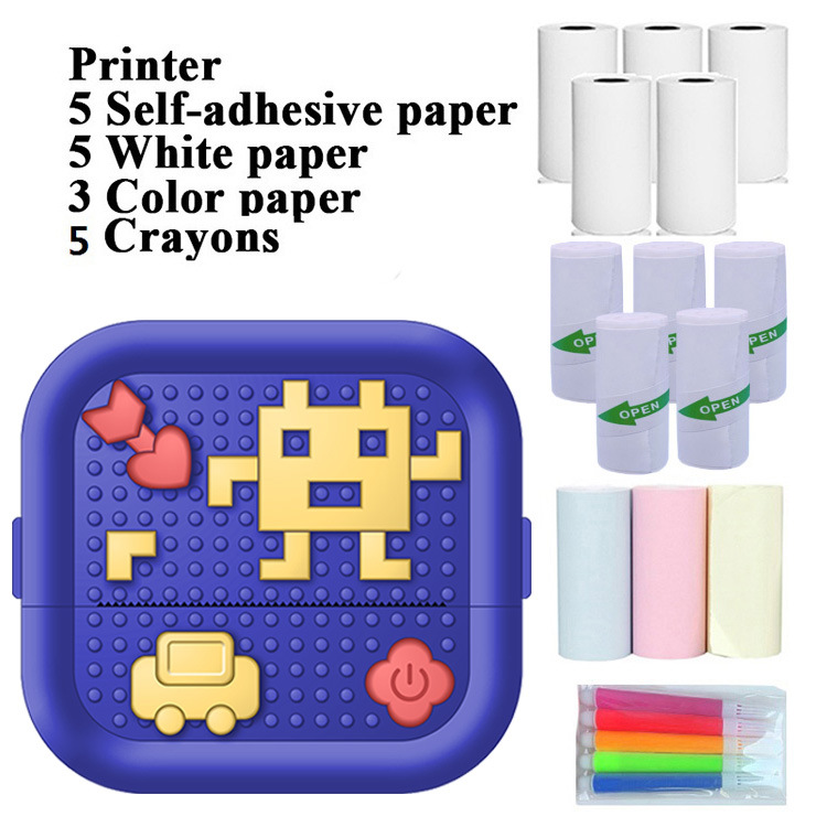 Mini Impresora Térmica de Bolsillo X3 Portátil con Conexión USB para Estudio y Oficina