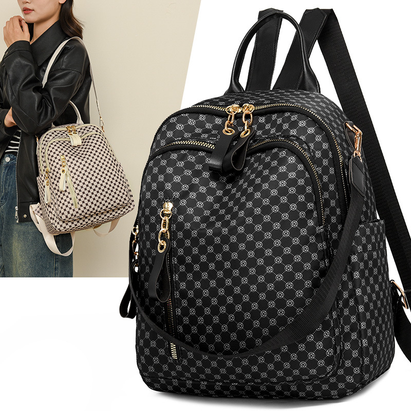 Exclusividad transfronteriza 2024 nueva moda moda moda señoras mochila casual de gran capacidad mochila de viaje urbano de gran capacidad