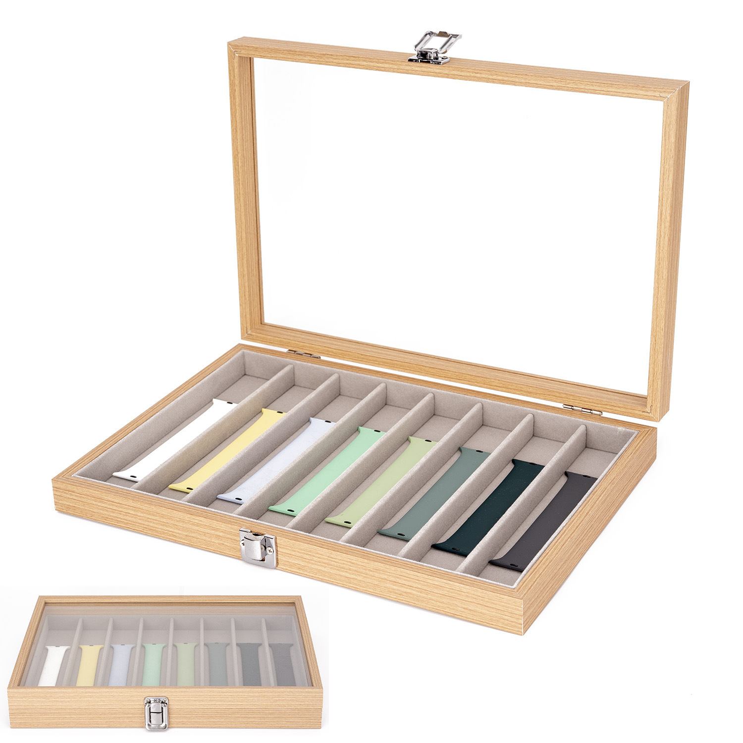 スマート腕時計8格10格アップルバンド収納ケース時計バンド展示ケース真珠ネックレス収納ケースアクセサリーケース