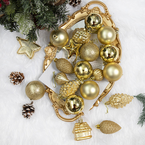 Christmas ball Christmas tree decoration hangings colorful ball pendants Christmas materials accessories diy Christmas decoration wholesale