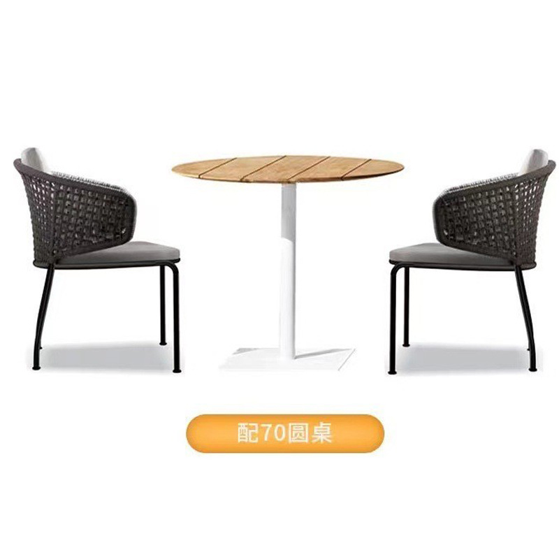 Nordic vine chair hotel lobby restaurante café recepción negociación dormitorio balcón residencial tela de cuerda art de vine