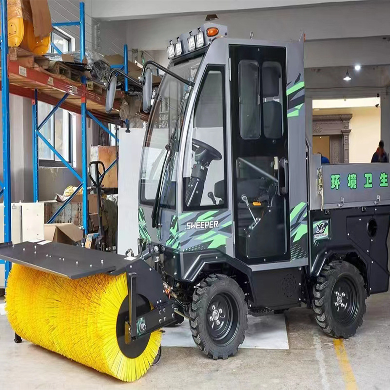 道路积雪柴油除雪机四轮大型燃油高速除雪机物业市政清雪车扫雪车