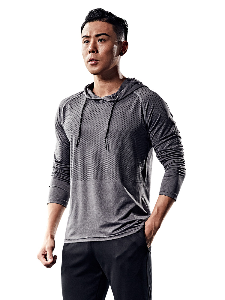 Sudadera con Capucha de Manga Larga para Hombre, para Deportes, Correr, Fitness, Informal, Estilo Pullover, Chaqueta, 1 Pieza, Dropshipping, Tendencia