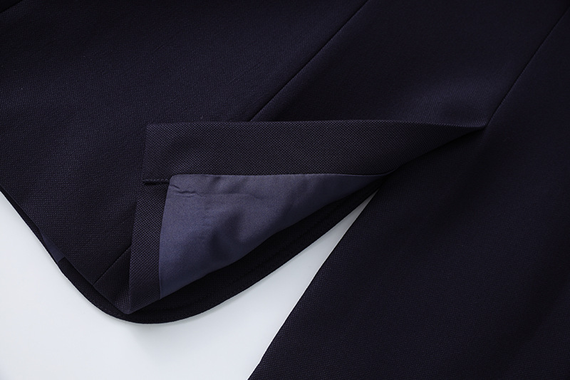 Blazer donna slim fit blu navy ricamato giacca formale ufficio_voghion.com